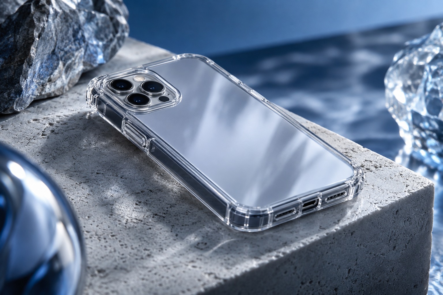 Clear profile — a distinct close-up concept composition