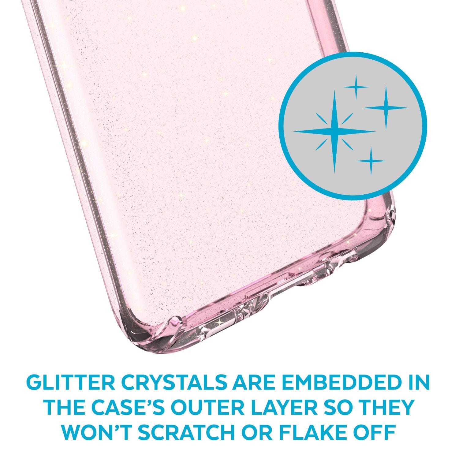 Presidio Clear + Glitter Galaxy S10e Cases