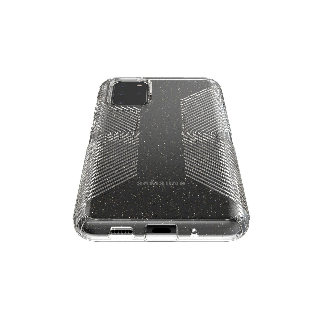 Presidio Perfect-Clear Glitter + Grips Samsung Galaxy S20+ Cases