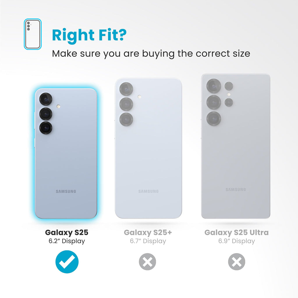 Presidio Perfect-Clear Magnet Samsung Galaxy S25 Cases