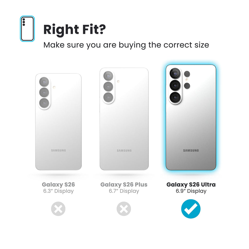 Presidio Perfect-Clear Magnet Samsung Galaxy S26 Ultra Case