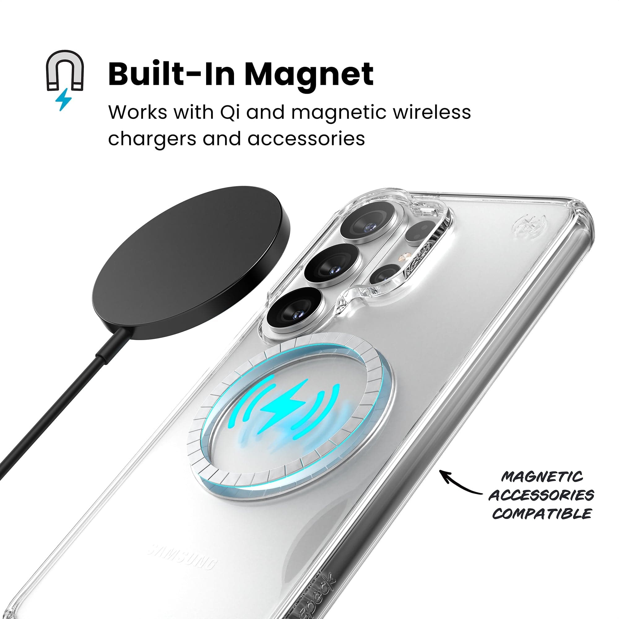 Presidio Perfect-Clear Magnet Samsung Galaxy S26 Ultra Case