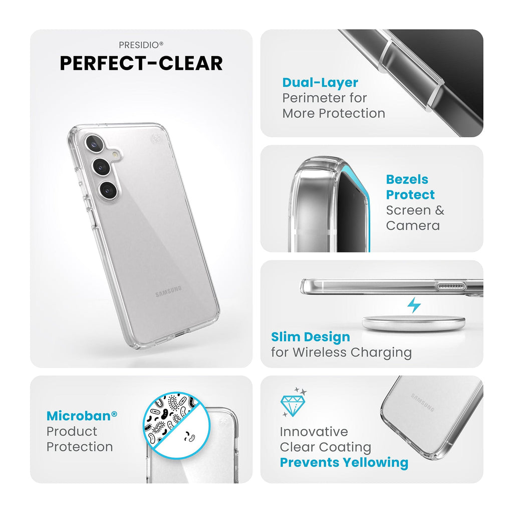 Presidio Perfect-Clear Samsung Galaxy S24+ Cases