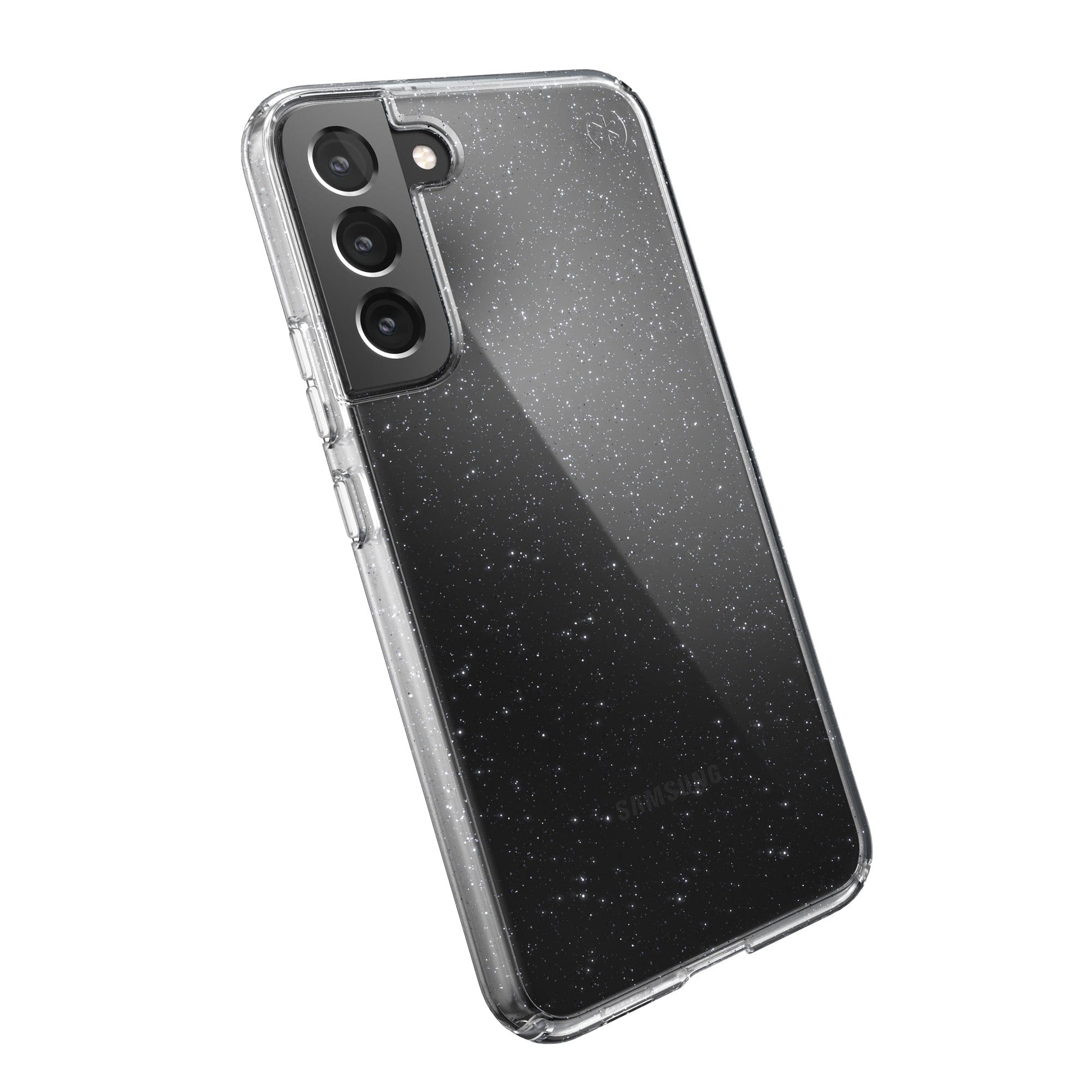 Presidio Perfect-Clear with Glitter Samsung Galaxy S22+ Cases