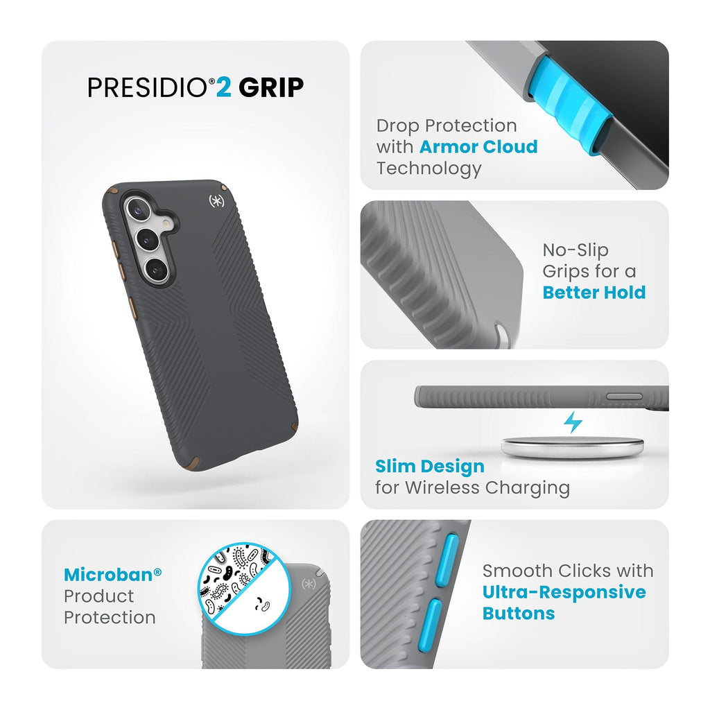 Presidio2 Grip Samsung Galaxy S24 Cases