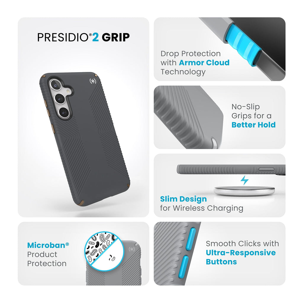 Presidio2 Grip Samsung Galaxy S24+ Cases