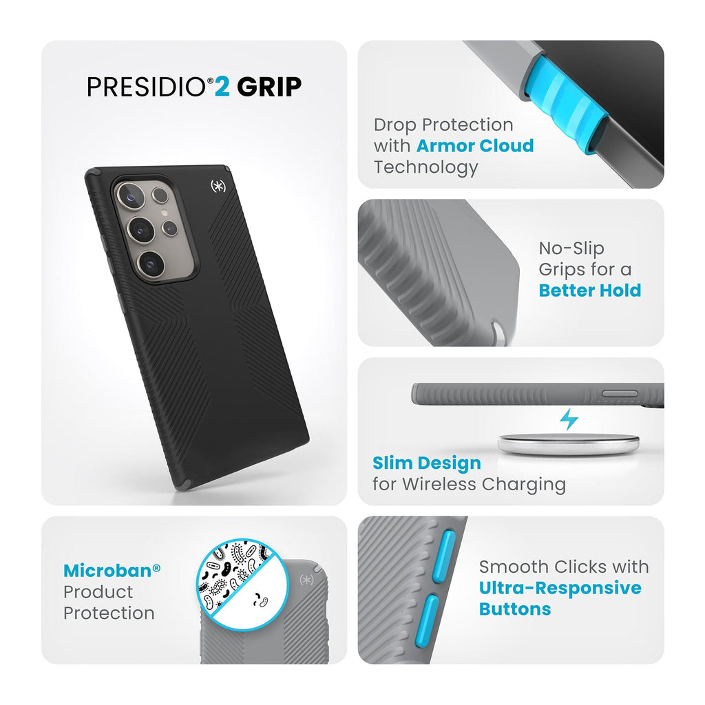 Presidio2 Grip Samsung Galaxy S24 Ultra Cases