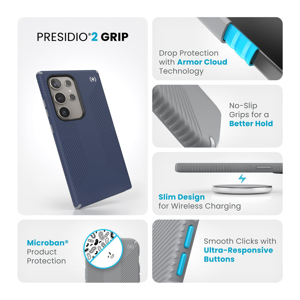 Presidio2 Grip Samsung Galaxy S24 Ultra Cases