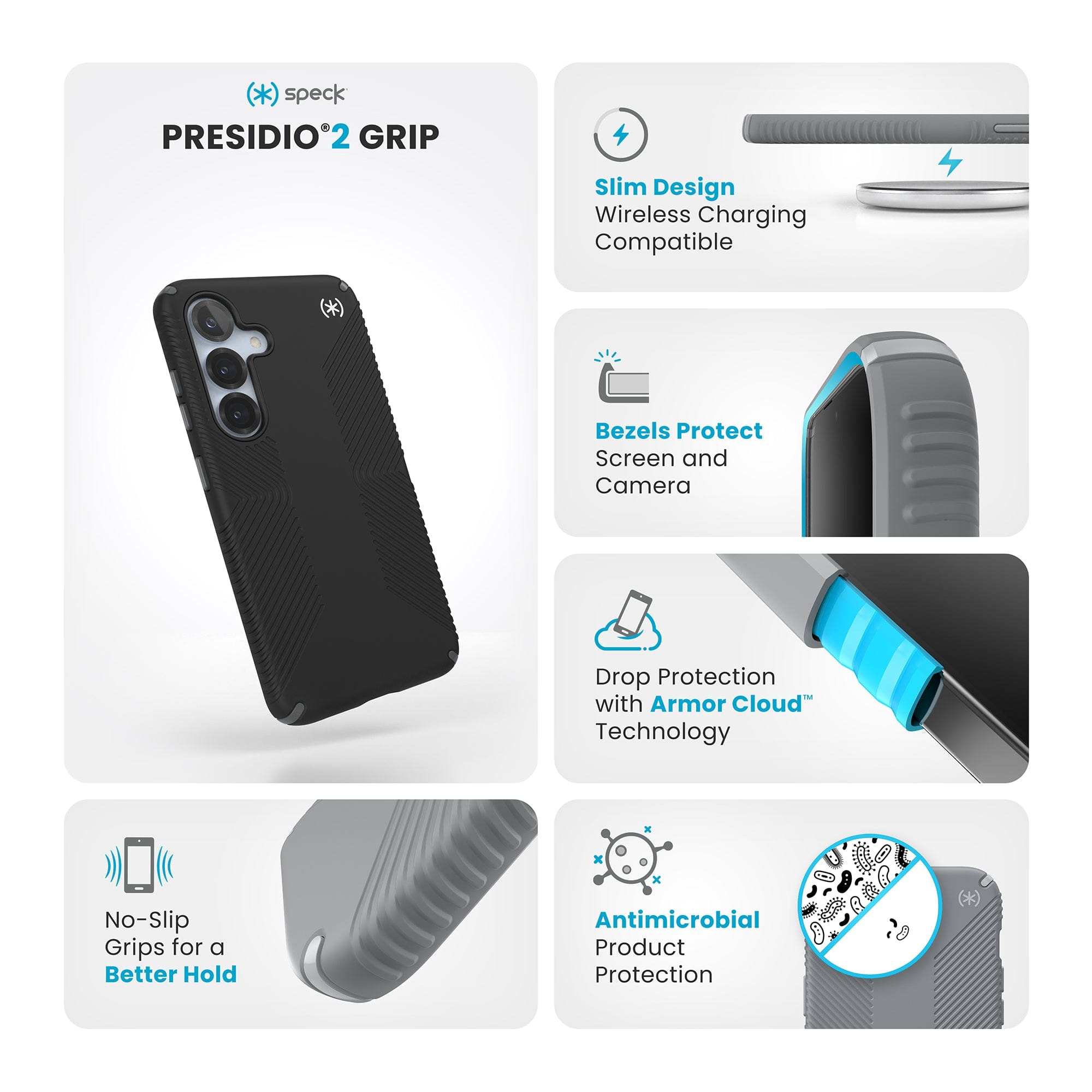 Presidio2 Grip Samsung Galaxy S25 Cases