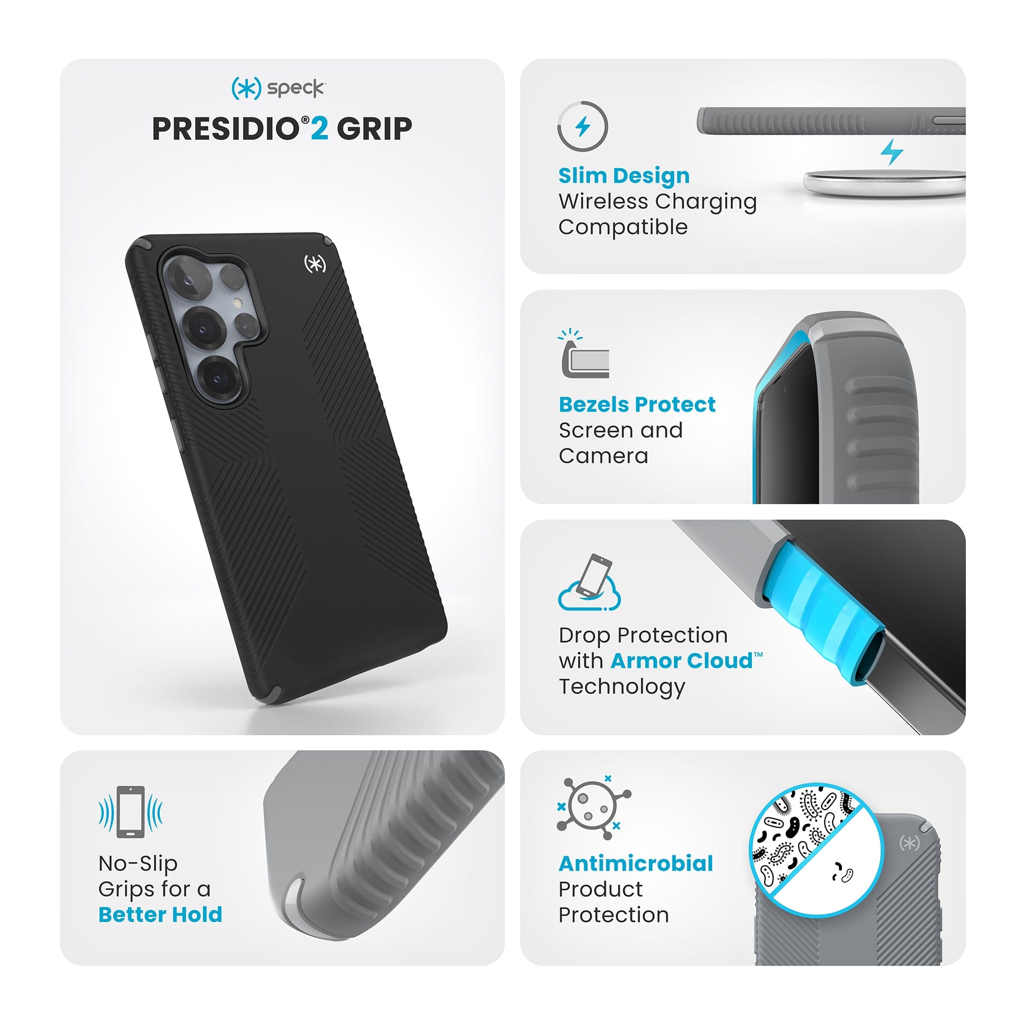 Presidio2 Grip Samsung Galaxy S25 Ultra Cases